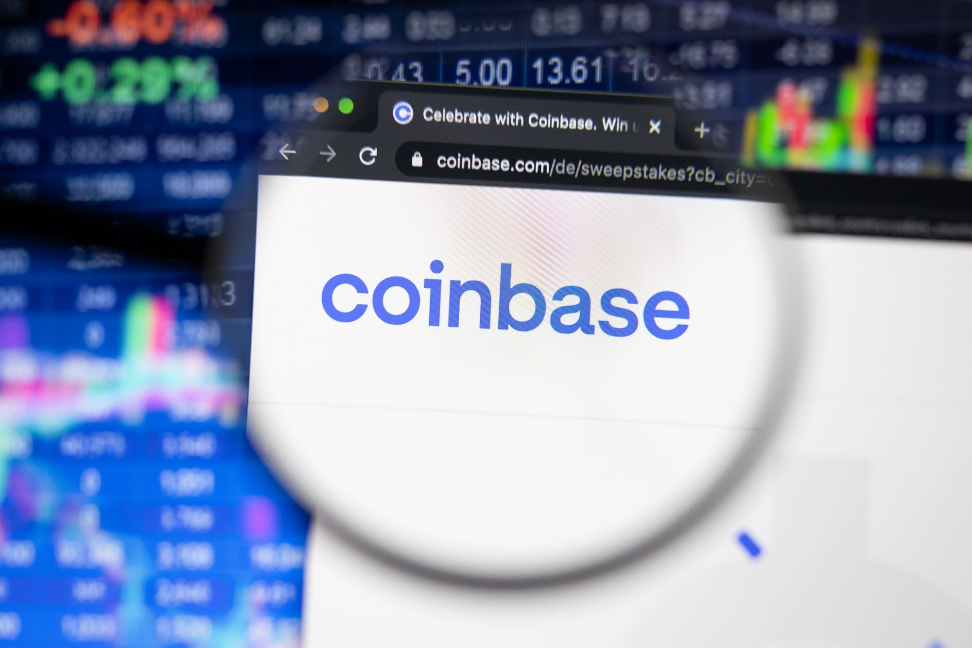 Coinbase public stock market